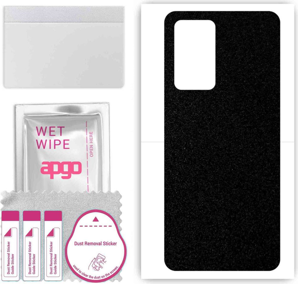 apgo Rückseite Schutzfolie, Skin, kompatibel mit Realme GT Neo 3T, Hinten Displayschutzfolie aus Vinylfolie, kratzfest, einfache Montage - Mattsch...