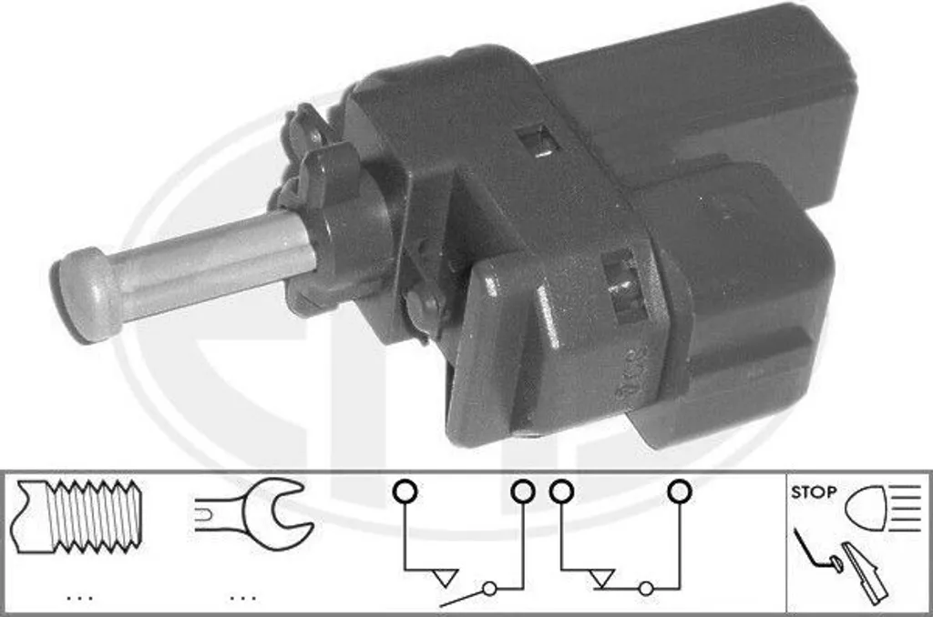 ERA 330525 - Interruttore OE 1 018 344, luce di retromarcia per Cougar, Fiesta V, Focus (DAW, DBW), Focus (DFW), Focus (DNW), Fusion, Galaxy (WGR), Mondeo II, Mondeo III, Tourneo Connect, Transit Connect, Transit, Transit Tourneo, X-Type (X400)