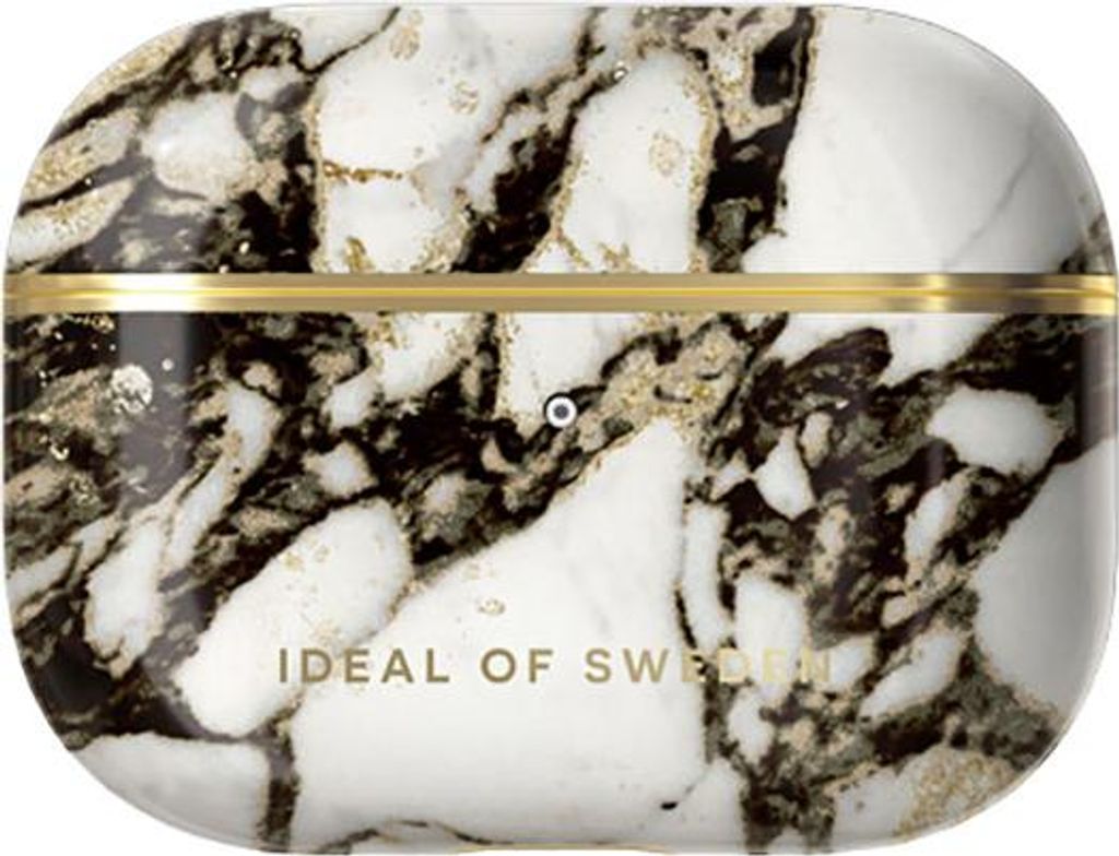 IDEAL OF SWEDEN, Hülle für AirPods Pro 1 / Pro 2 Modell Calacatta Golden Marble Attraktiv, Bunt