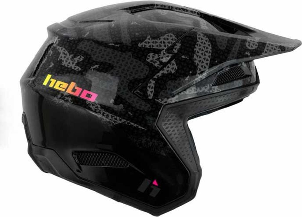 Hebo Zone Pro Kamu Jethelm Schwarz 2XL Schwarz 2XL