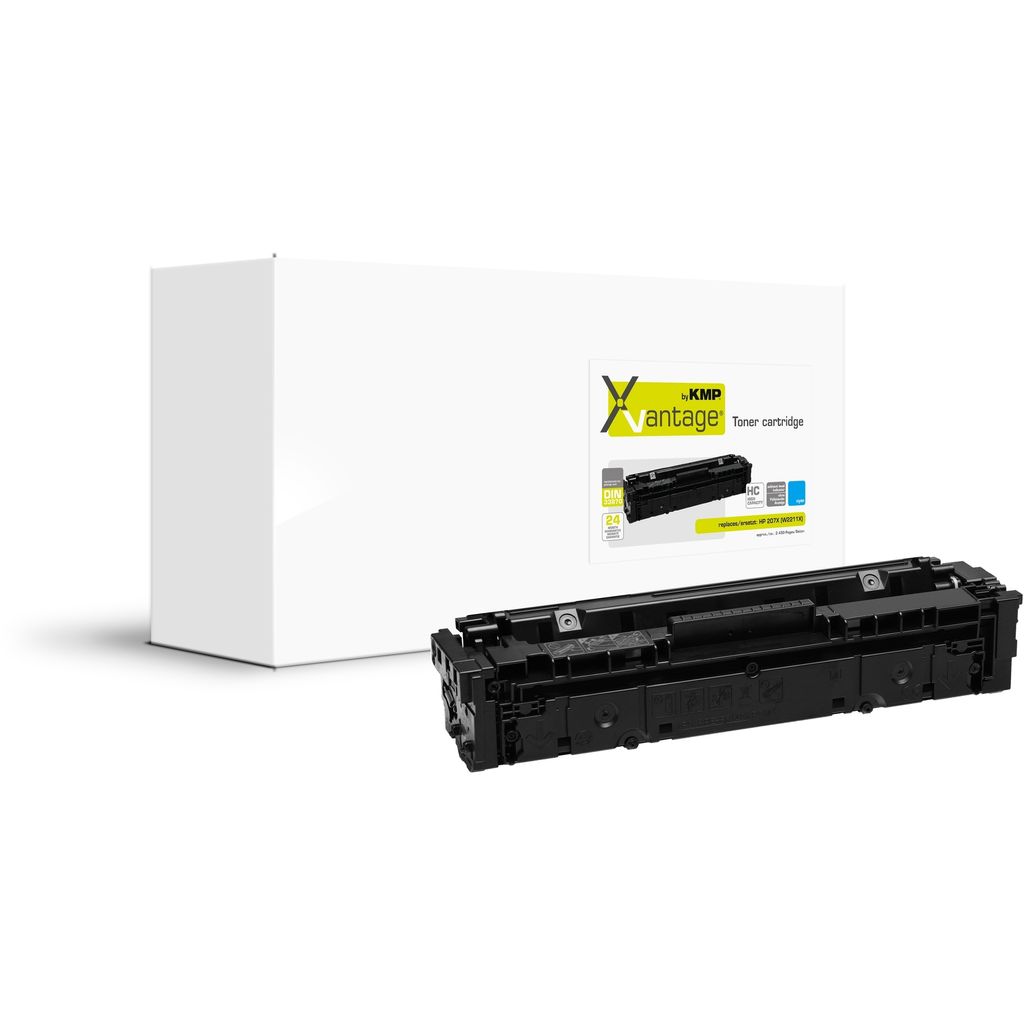 KMP XVantage cyan Toner kompatibel zu HP 207X (W2211X)