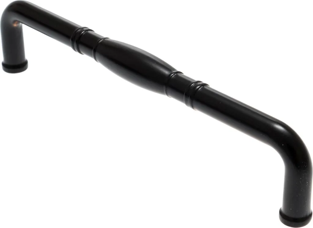 25 Maniglie per Mobili Nere 128mm - Acciaio Inox BA128 Professionale