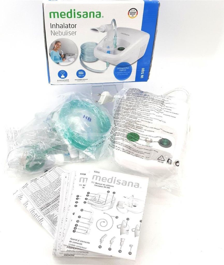 Inhalátor Medisana IN 500 19,5x13,5x9,2 cm biely 54520 Obrázok produktu 29