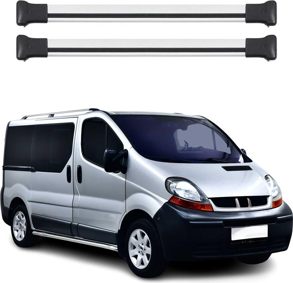 OMAC Barres de toit en aluminium pour Renault Trafic II Image du produit 