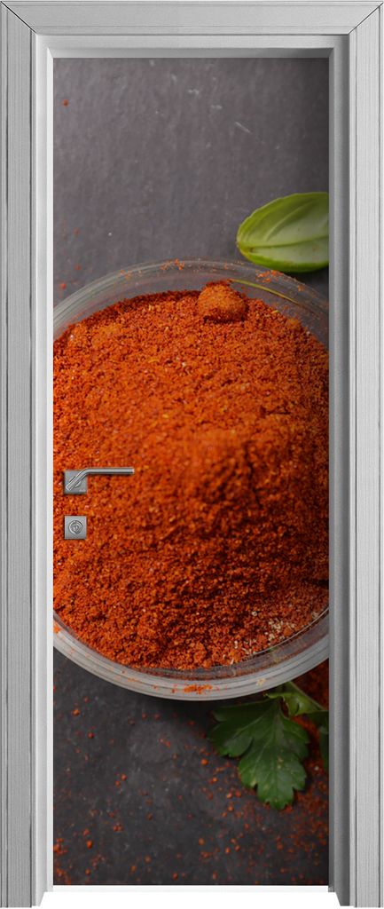 Tür Selbstklebende 70x210 cm Türfolie Türtapete Klebefolie - Paprika Gemüse