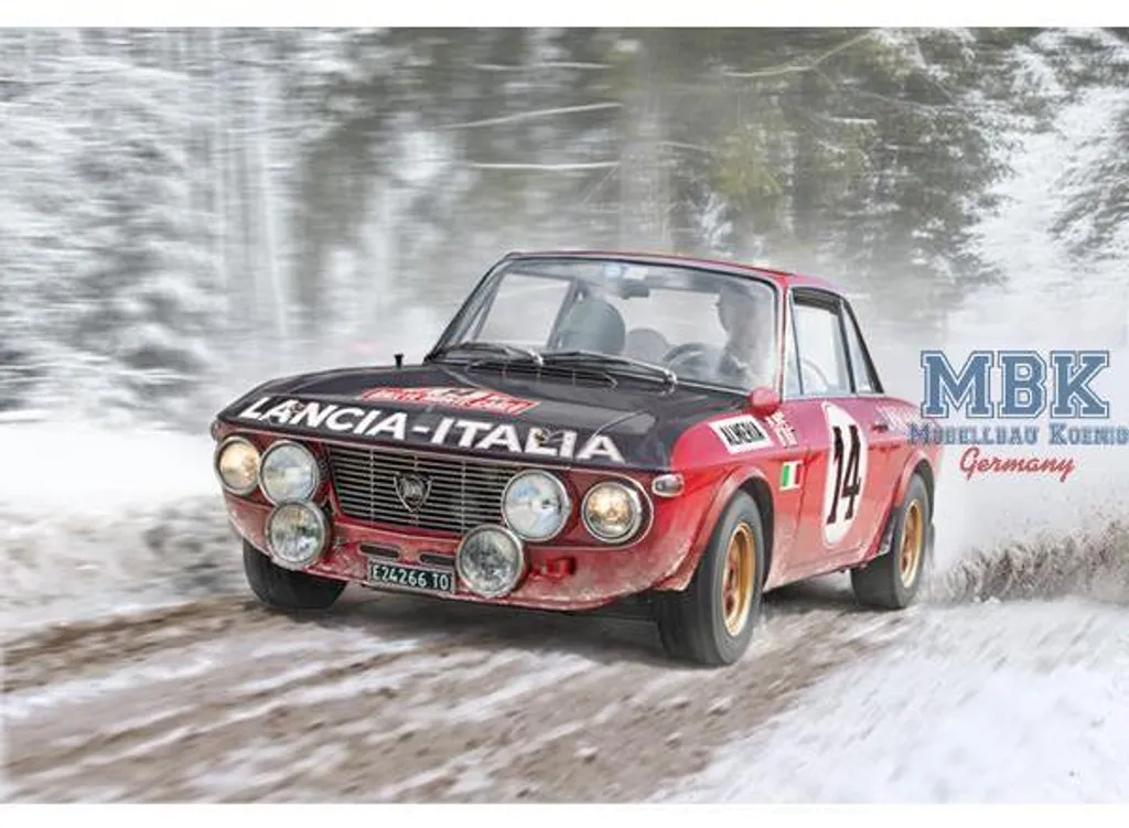Lancia Fulvia HF Rallye Italeri 1:24 - Détails Maquette Réaliste