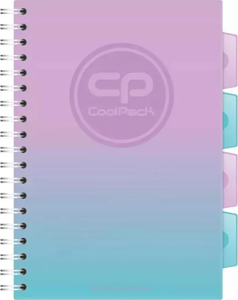 Cahier de notes B5 pour étudiants et professionnels CoolPack Bleu