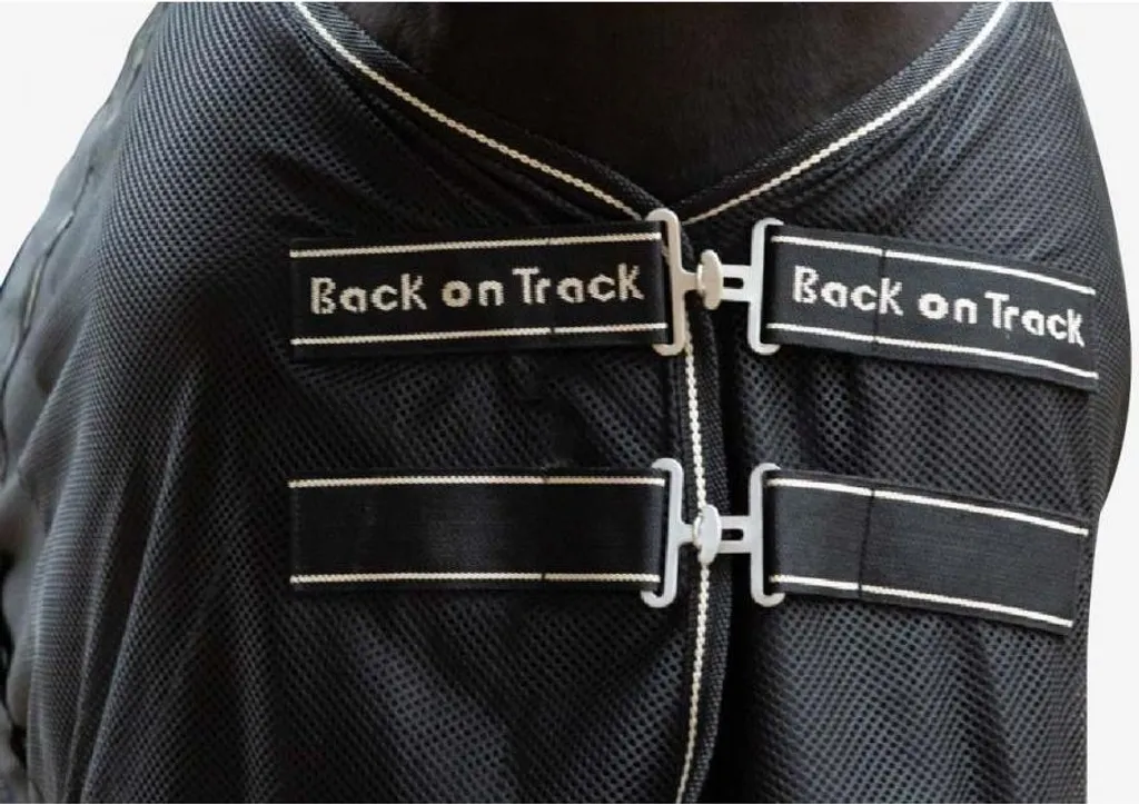 Couverture de Transport et Séchage Cheval Back on Track Cooler Sienna - 4