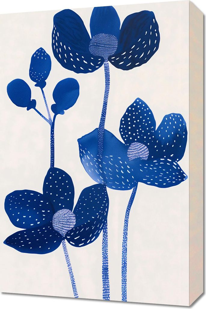 Bild 40x60cm Nachtblumen