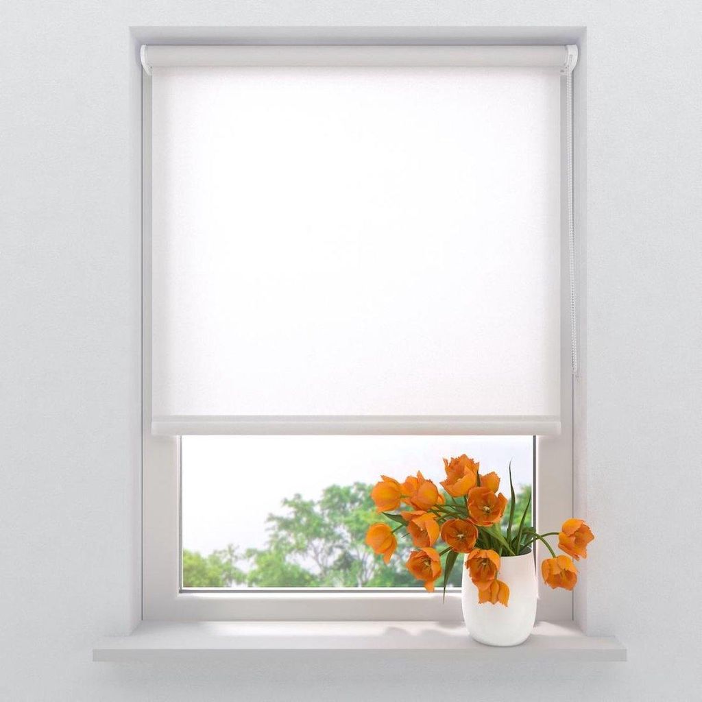 Rollo Easy Mini - Lichtdurchlässig - Weiß - 120 x 150