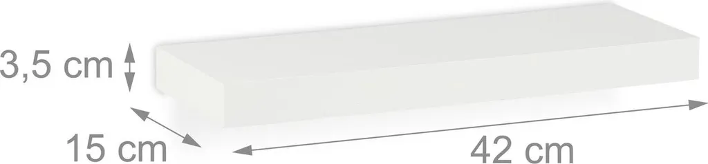 Étagères murales design en forme de U, ensemble de 3 modules de rangement