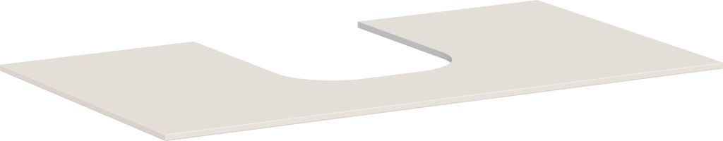 Konsole Xevolos E 980x550mm m Auschnitt mi sandbeige matt sandbeige matt
