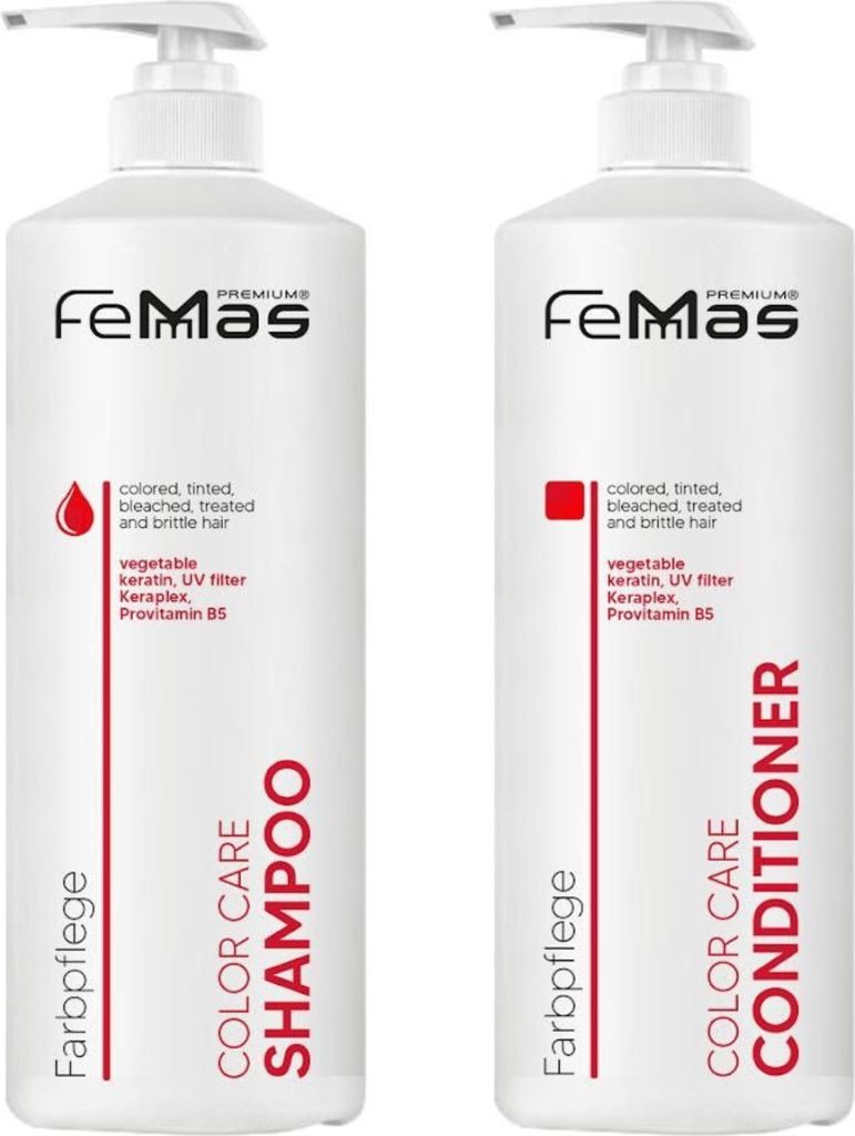 Femmas Color Care Shampoo 1L + Femmas Color Care Conditioner 1L
