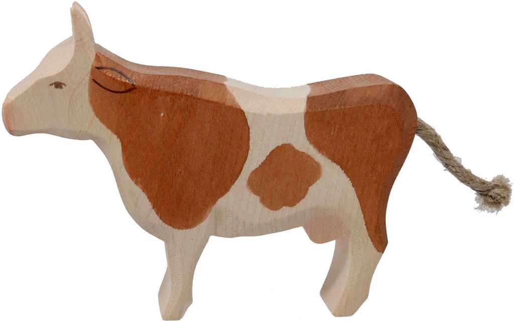 Ostheimer Kuh braun, stehend