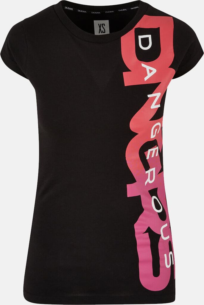 Dangerous DNGRS - Damen Hyena T-Shirt BLACK/PINK-XL