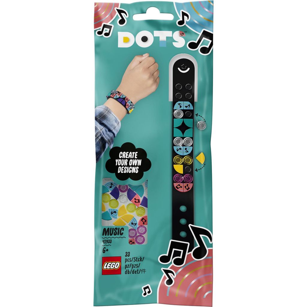 LEGO 41933 DOTS Bracelet musical Set créatif pour filles et Image du produit 