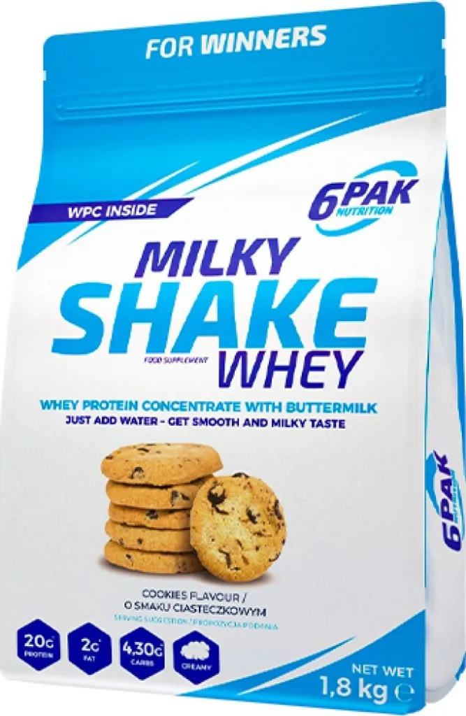 Whey Milky Shake Biscuits pour récupération musculaire et plaisir 700g