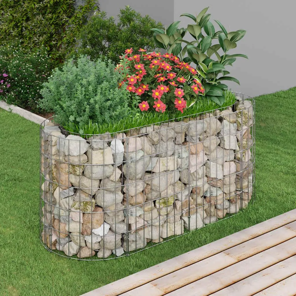 Gabion en fer galvanisé anticorrosion 120 cm - Structure renforcée
