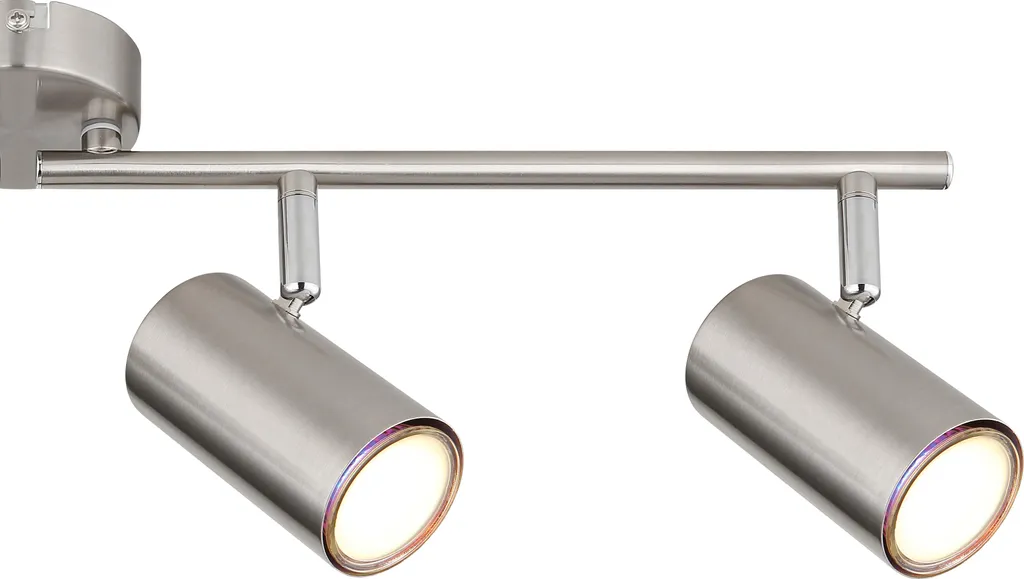 Éclairage Intérieur 4 Spots Directionnels Nickel Mat Spray pour Bureau - 4