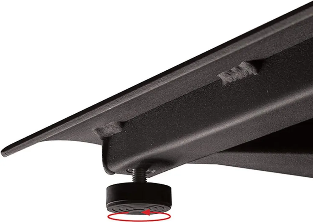 Support Écran pour Table de Conférence B-Tech BT8380-FSB/B Noir 65 Pous
