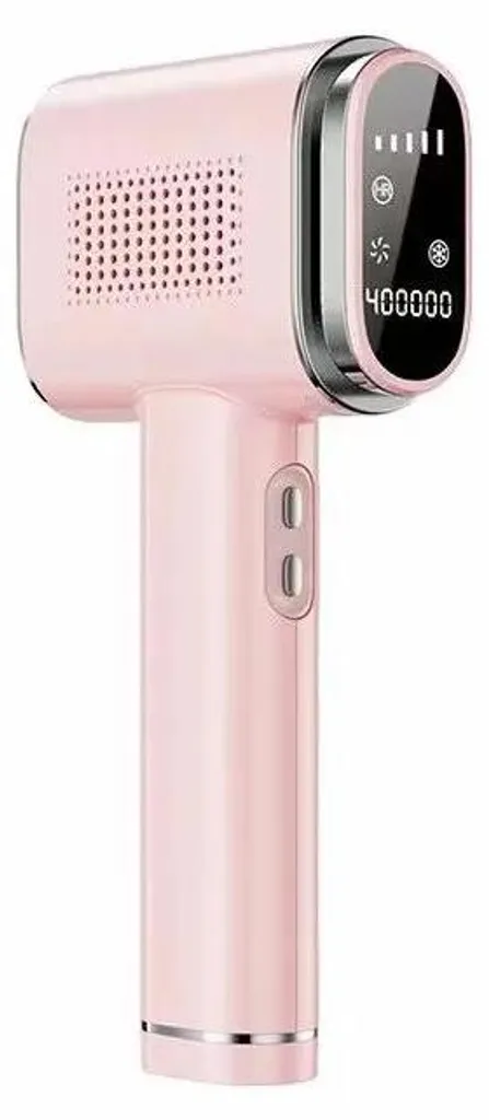 Appareil Épilation Lumière Pulsée IPL Rose avec Lampe Saphir Confort