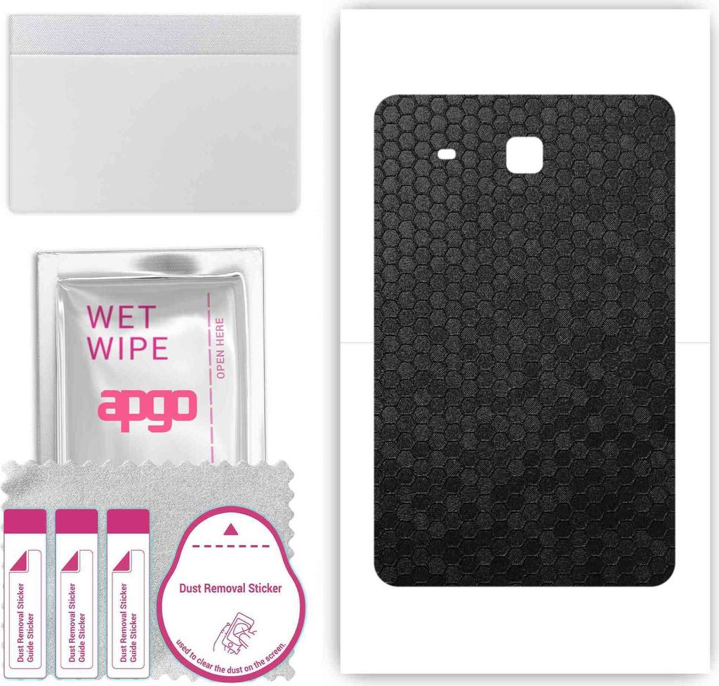 apgo Rückseite Schutzfolie, Skin, kompatibel mit Samsung Galaxy Tab E 9.6 SM-T561, Hinten Displayschutzfolie aus Vinylfolie, kratzfest, einfache M...