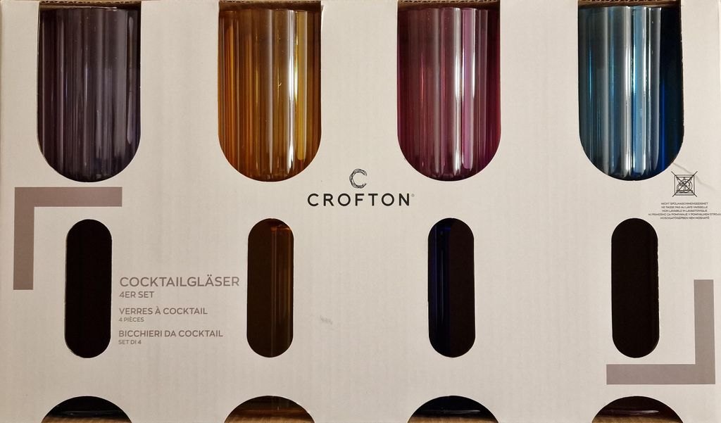 Cocktailgläser 4 er Set Crofton Partygläser Produktbild 