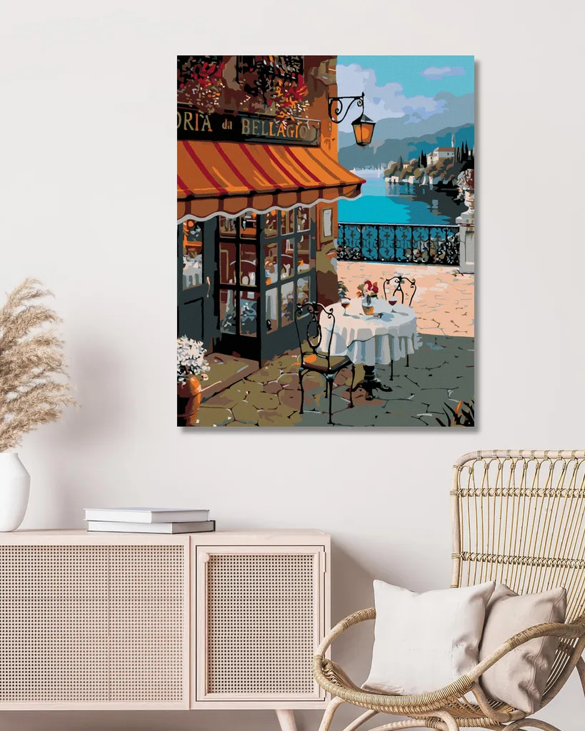 Zuty - Pittura con diamanti - ROMANTICO POSEZENÍ, 40x50 cm, tela tesa su telaio - 2