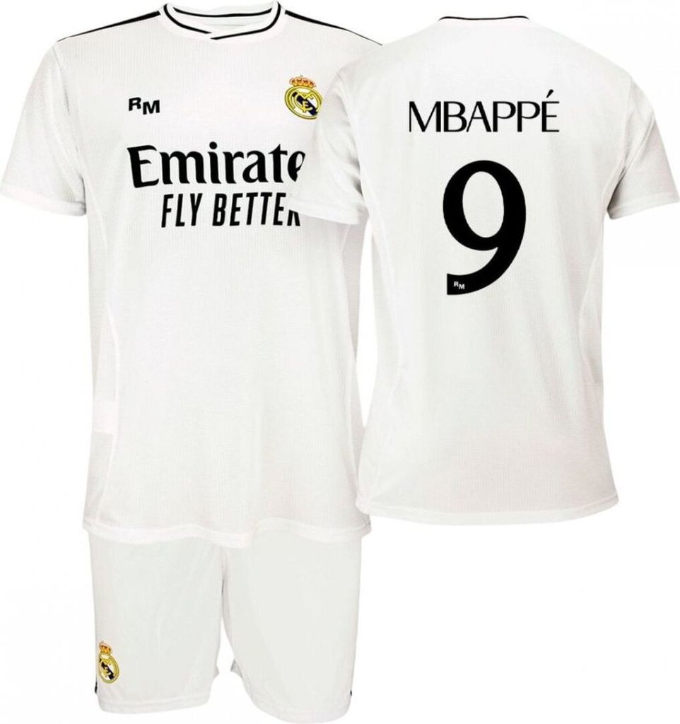 Real Madrid detská súprava dresov Mbappe 2024/25 White 164 Obrázok produktu 11