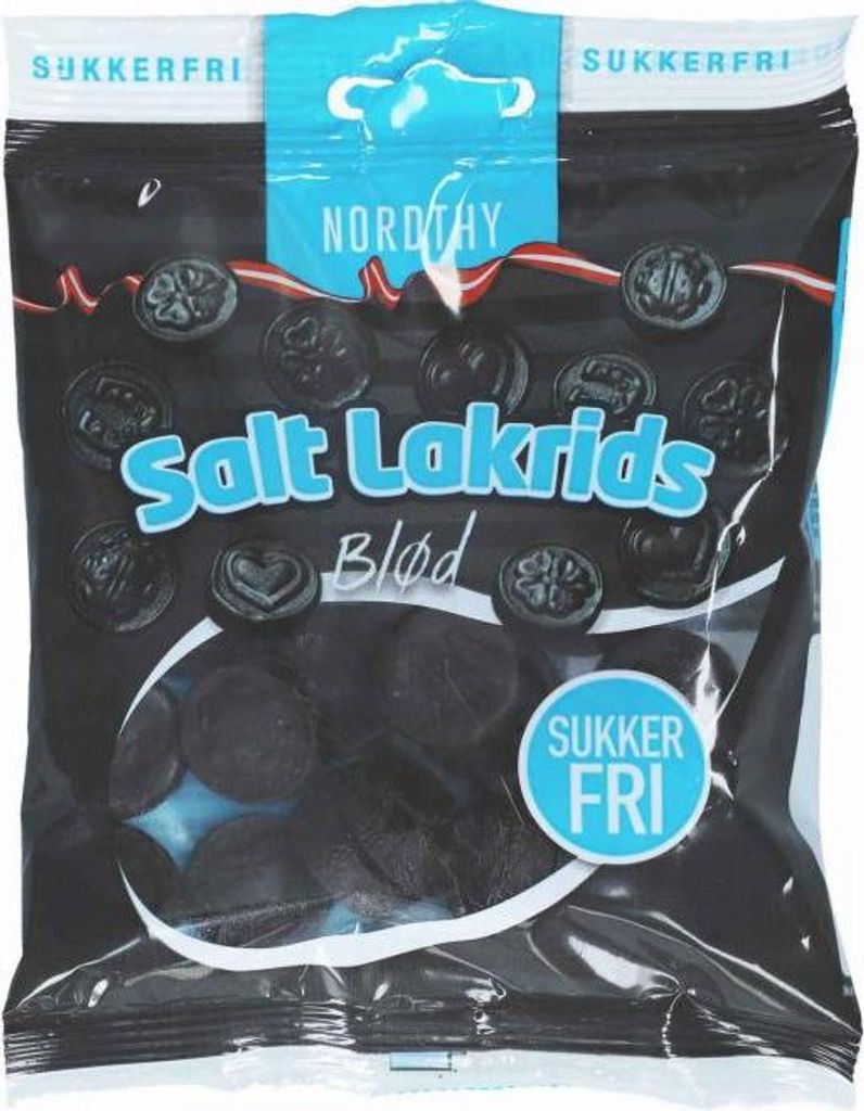 Nordthy Salt Lakrids Blød zuckerfrei 75g Produktbild 