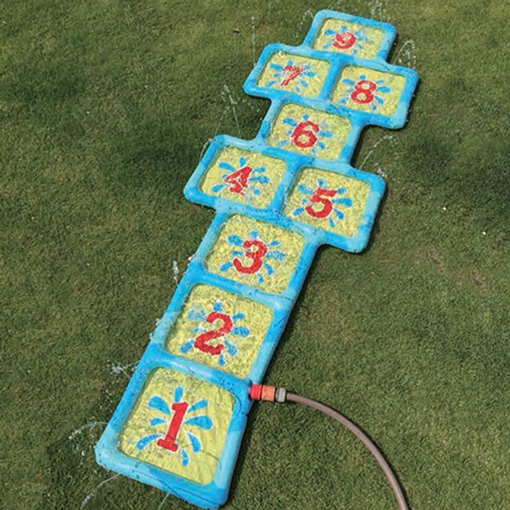 Garten Wasser Hinkelkasten Kinder Hüpfspiel mit Zahlen Produktbild 
