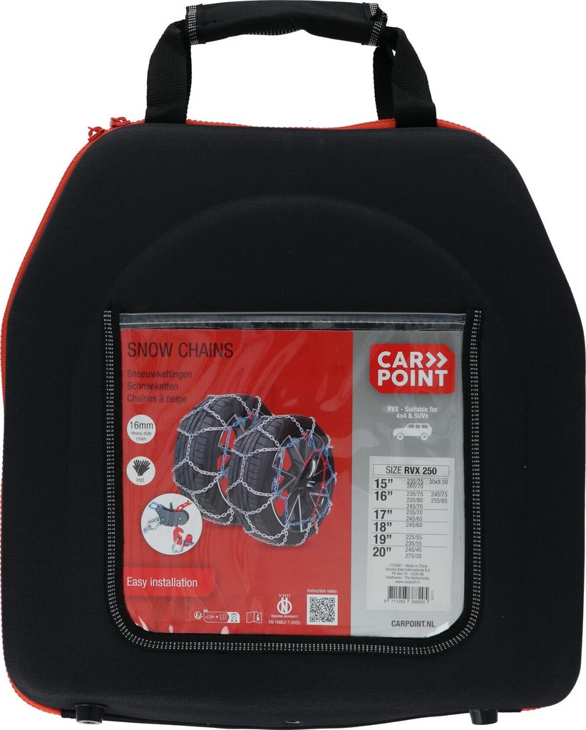 Schneeketten Carpoint RVX-265 16 Mm Produktbild-Vorschau 13