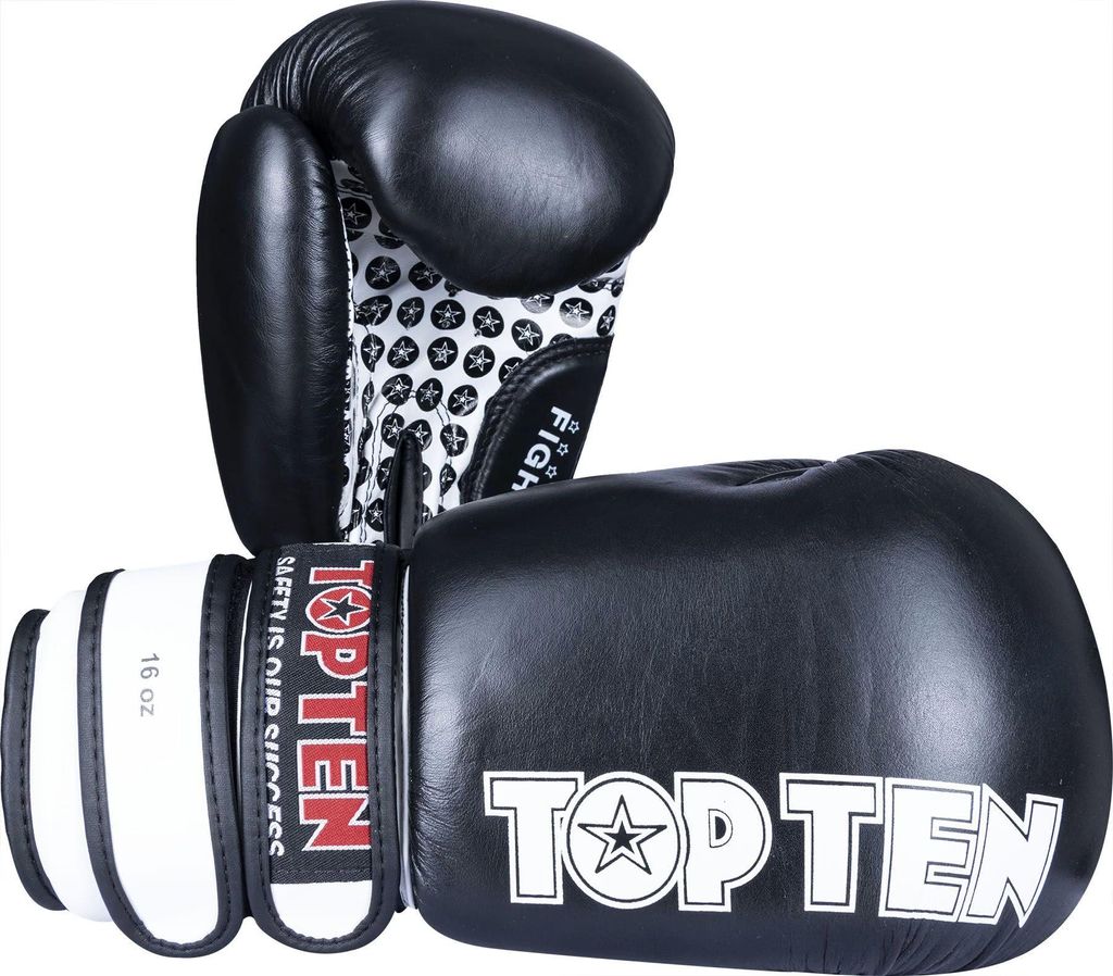 Boxhandschuhe Fight Schwarz 16oz