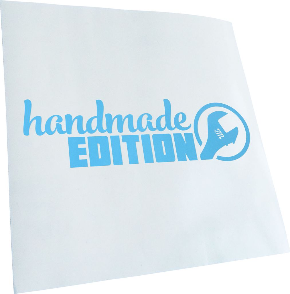 Kiwistar - Autoaufkleber - Handmade Edition - Lichtblau - 24x7cm - Aufkleber für Auto, Laptop, Fahrrad, LKW, Motorrad mehrfarbig JDM Decal Racing