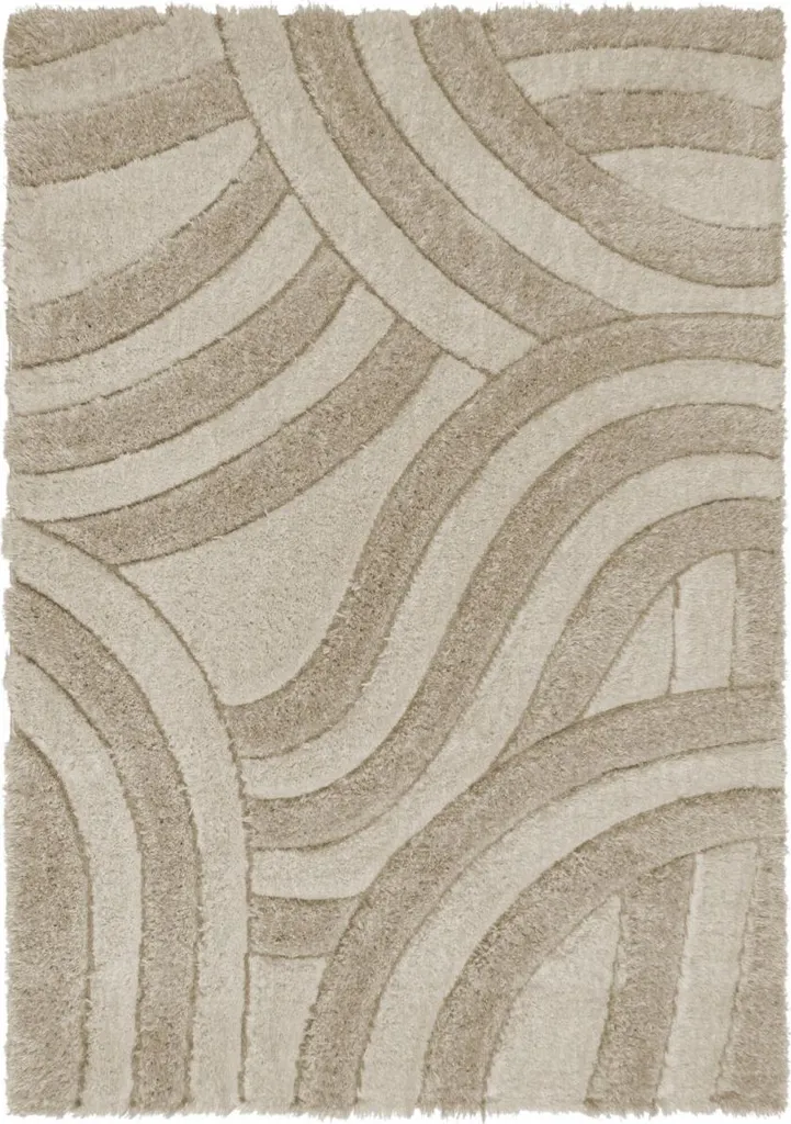 Tapis Indulgence Velvet Carved Natural 200x290 cm - Texture Sculptée