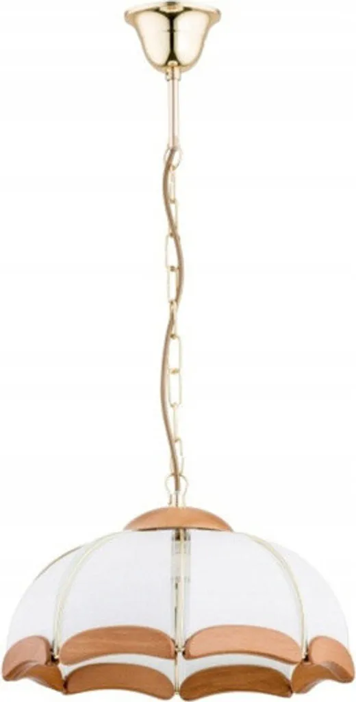 Suspension SIKORKA Luminaire pour Table à Manger Blanc Or E27 15W