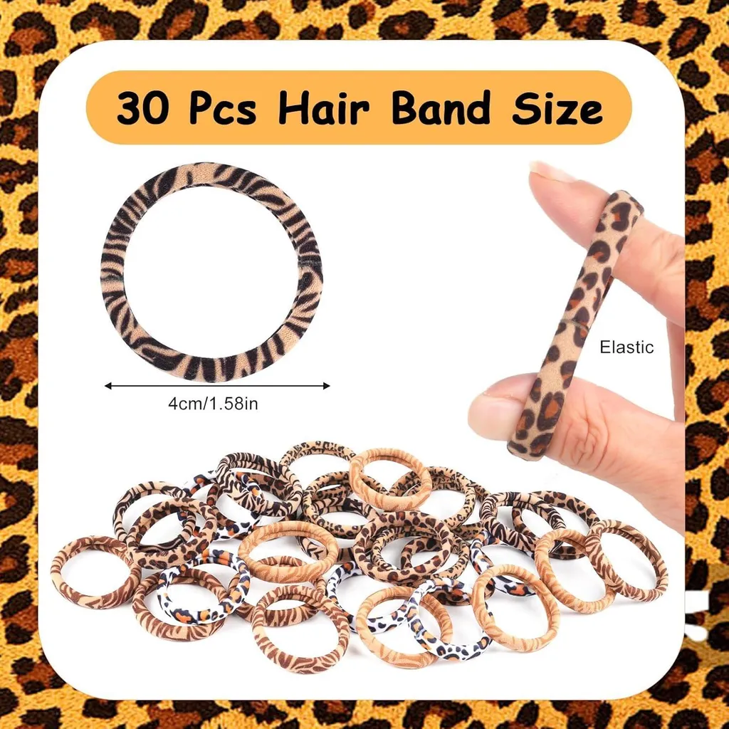 30 Elastici in Nylon per Capelli | Accessori Treccia Professionale - 2