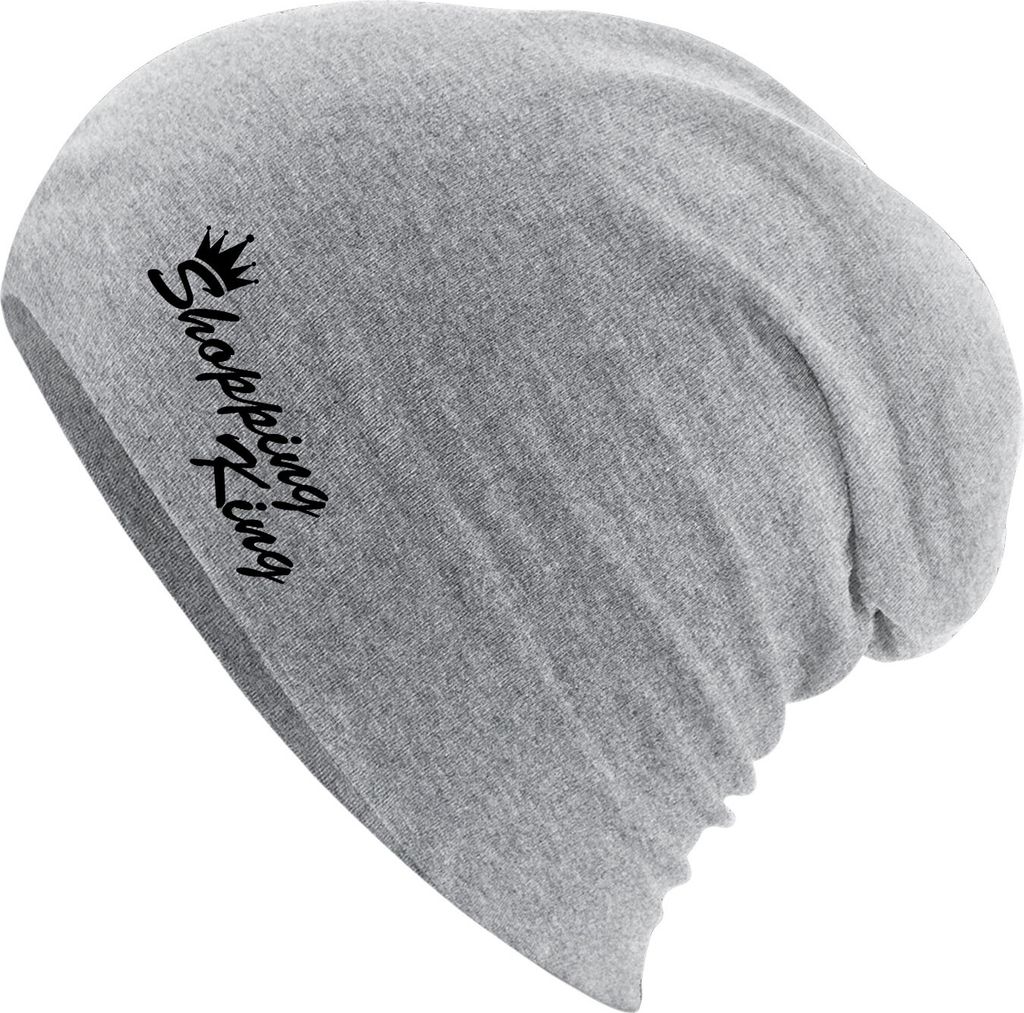 Huuraa Beanie Shopping King Krone Heather Grey One Size Produktbild 