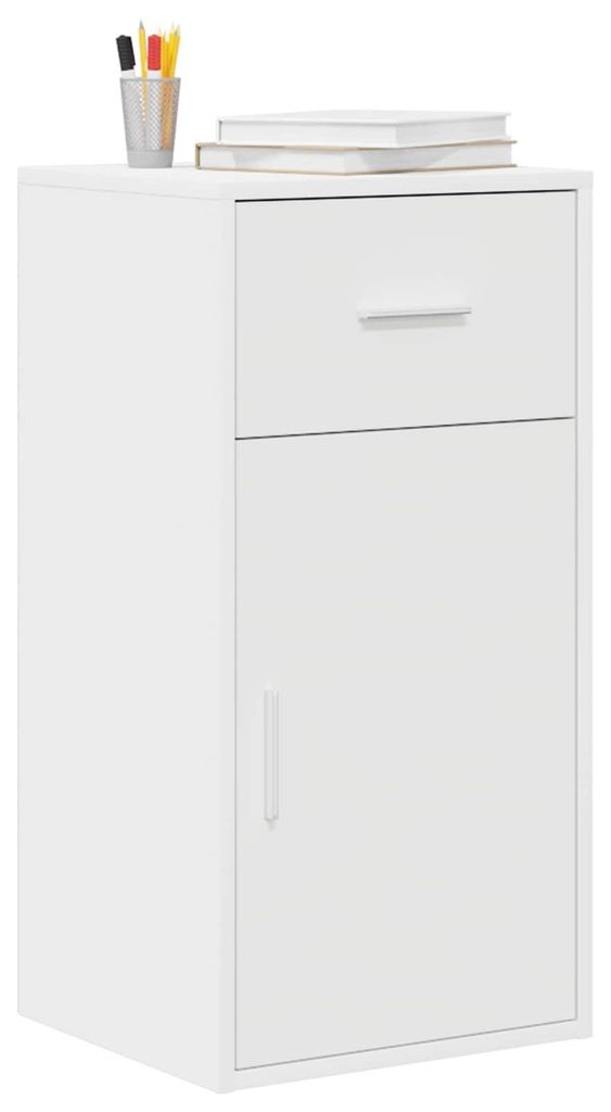 Credenza con cassetti vitaXL, bianca, 38 x 34 x 75 cm Immagine del prodotto 