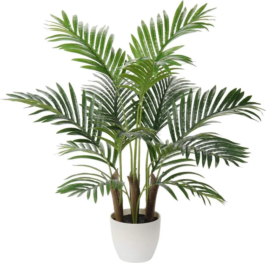 Palmier synthétique 70cm Deko - Feuillage dense et tronc réaliste vert