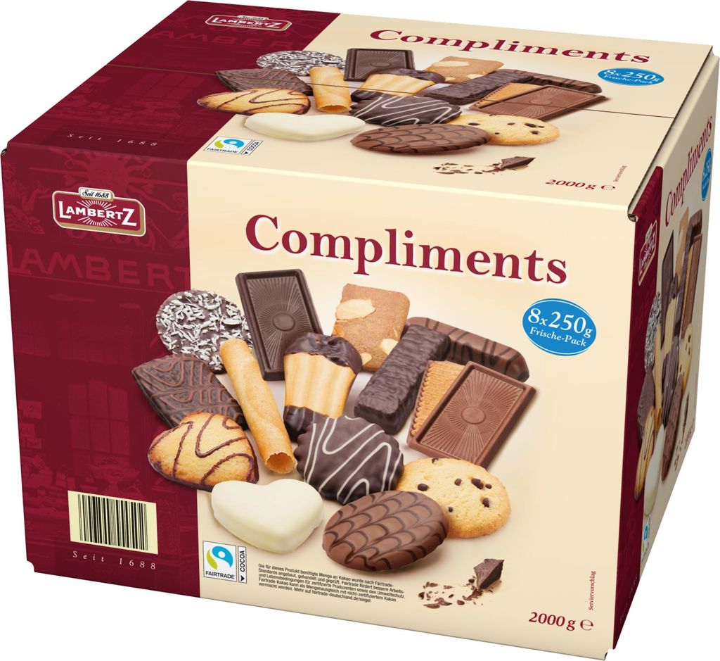 Lambertz Gebäckmischung Compliments lose Ware, 1er Pack (1 x 2 kg)
