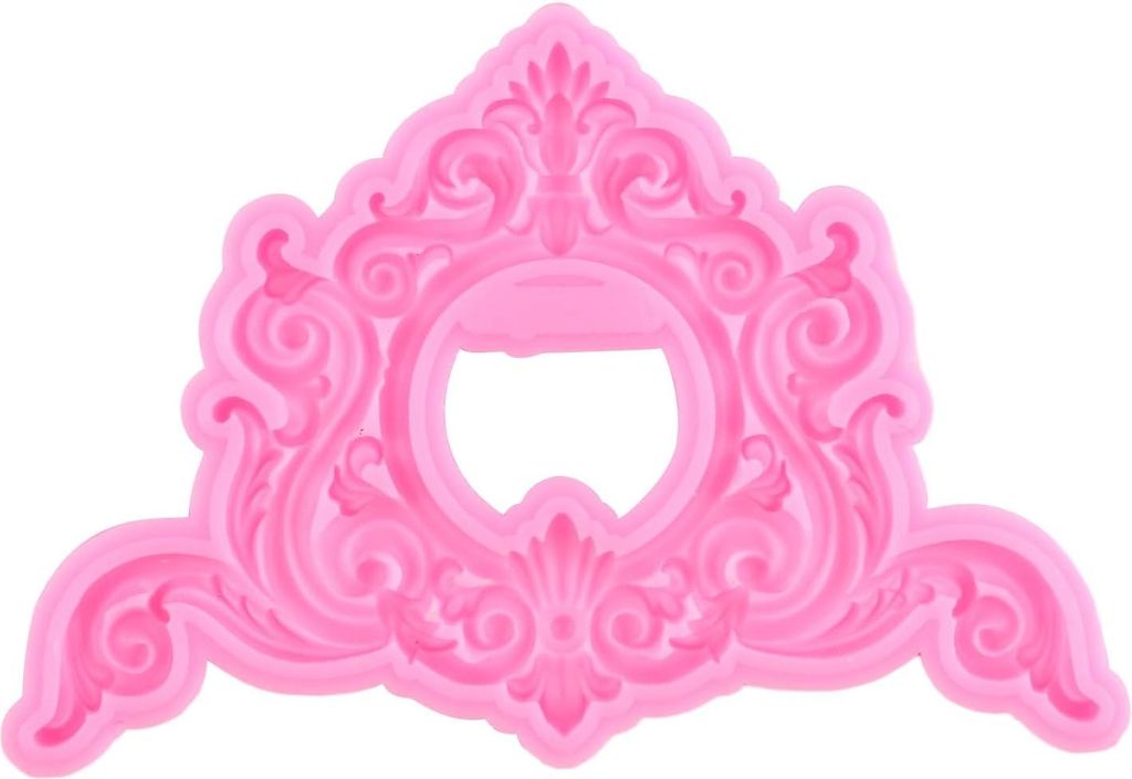 Barocke Stil Fotorahmen - Für Tortendekoration - Silikonformen