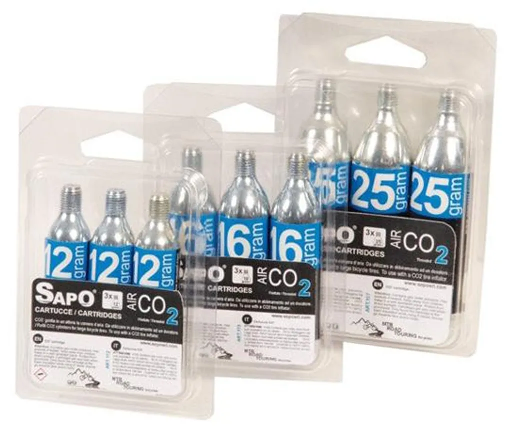 Recharge CO2 en Bulles SAPO 25gr pour l'Entretien des Plantes d'Eau