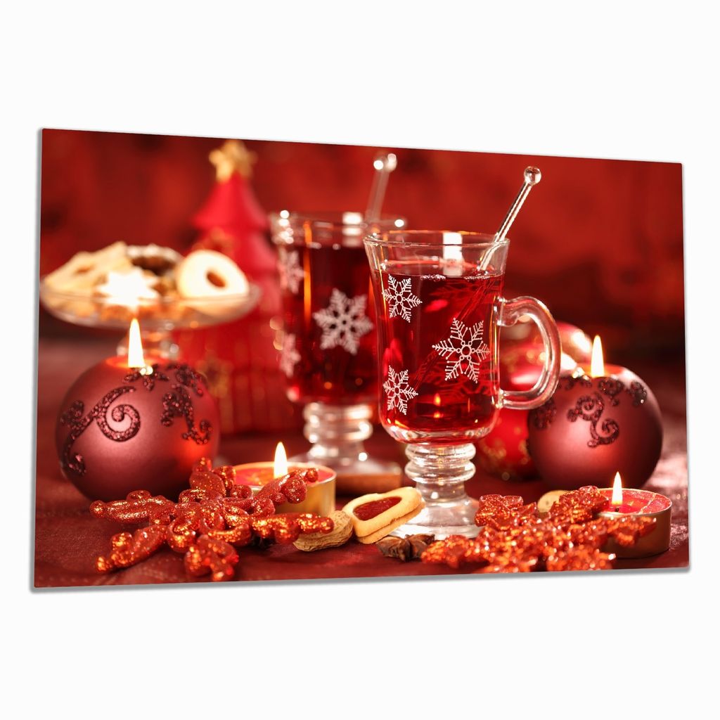 Wallario Herdabdeckplatte aus Glas, Größe 80 x 52 cm Produktbild 