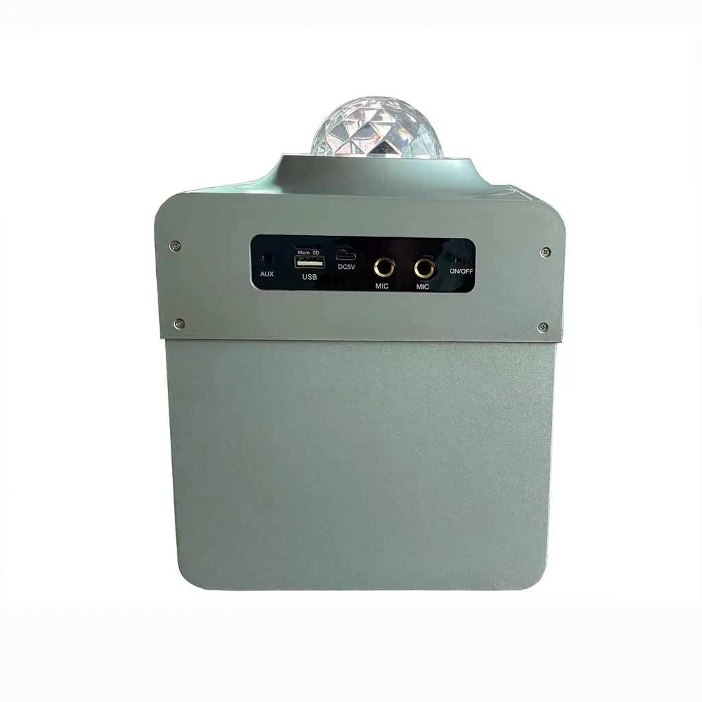 Karaoké Bluetooth Disco Star 710 Silver Solution Soirée Complète - 5