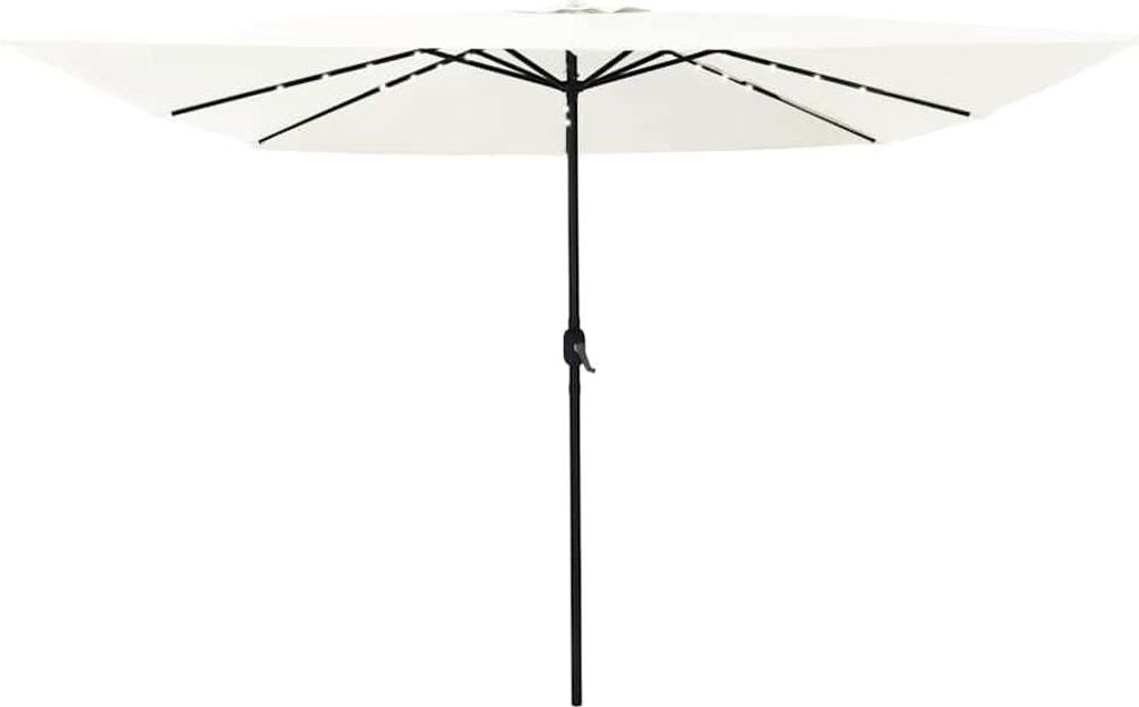 vidaXL Ombrellone da giardino sabbia 295 x 295 x 245 cm Immagine del prodotto 