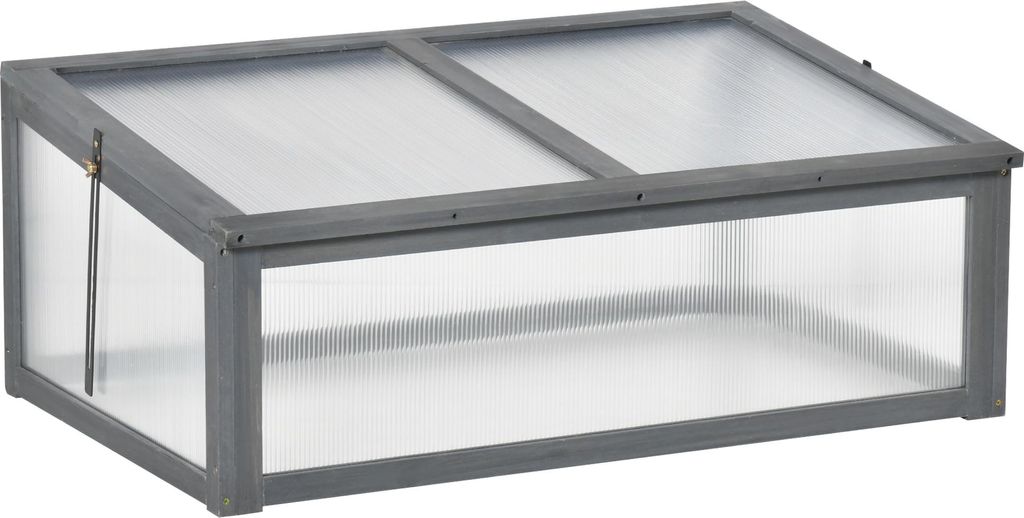 Mini-Gewächshaus, Kleines Gewächshaus für den Garten, mit PC-Platten, Gute Lichtdurchlässigkeit, 100L x 65B x 40H cm