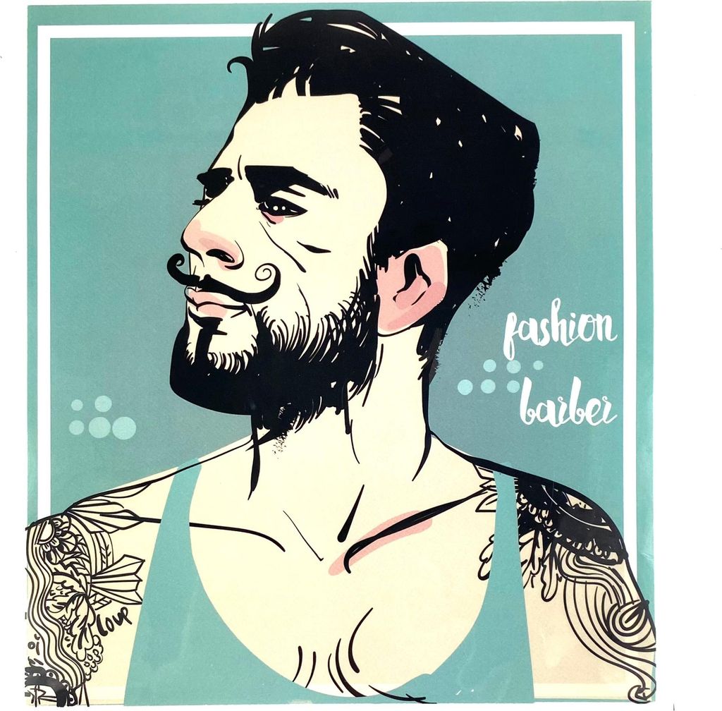 Barbier Fashion Barber HerenKaper Bügelanwendung