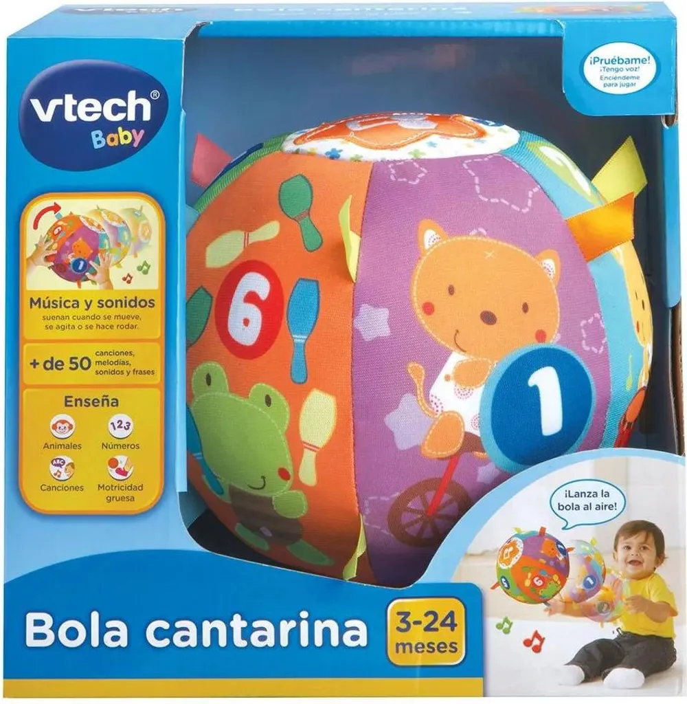 VTech Singing Ball - Balle Interactive Multicolore Réf 3480-166122 - 4