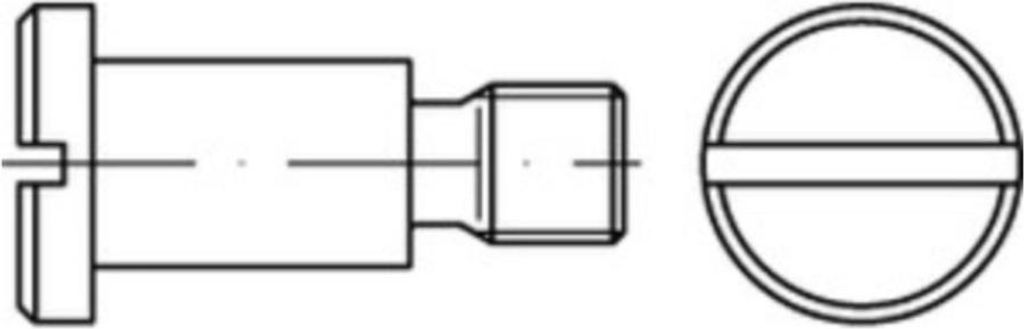 Reyher Flachkopfschrauben DIN 923 4.8/5.8 M 4x10 vz (100 Stück)